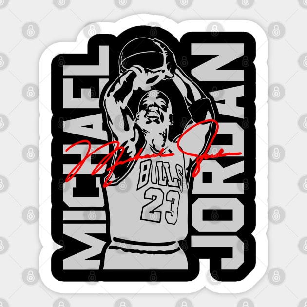 Michael Jordan Signature Sticker by Olievera